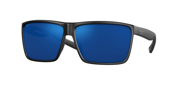 Costa Del Mar 6S9018 RINCON Sunglasses, 901837 RINCON MATTE BLACK BLUE MIRROR (BLACK)