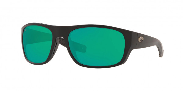 Costa Del Mar 6S9036 TICO Sunglasses, 903608 TICO 11 MATTE BLACK GREEN MIRR (BLACK)