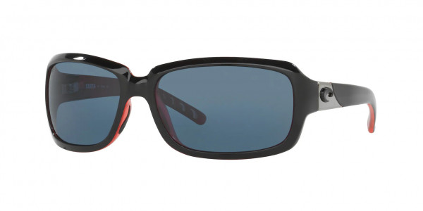 Costa Del Mar 6S9043 ISABELA Sunglasses, 904304 ISABELA 32 BLACK CORAL GRAY 58 (BLACK)