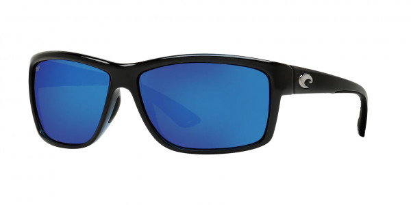 Costa Del Mar 6S9048 MAG BAY Sunglasses, 904804 MAG BAY 11 SHINY BLACK BLUE MI (BLACK)