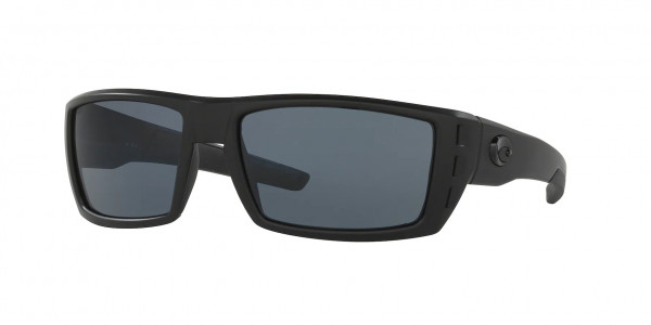 Costa Del Mar 6S9064 RAFAEL Sunglasses, 906401 RAFAEL 01 BLACKOUT GRAY 580P (BLACK)