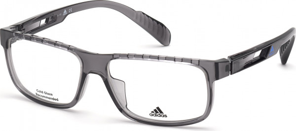 adidas SP5003 Eyeglasses, 020 - Shiny Grey / Shiny Grey