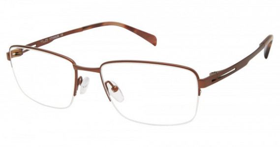 TLG LYNU042 Eyeglasses, C02 ANTIQUE BROWN