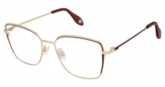 Fysh UK F-3658 Eyeglasses, S106-BURGUNDY GOLD