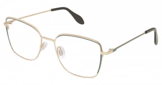 Fysh UK F-3658 Eyeglasses, S116-EMERALD ROSE GOLD