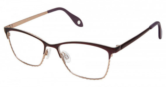 Fysh UK F-3648 Eyeglasses, S207-EGGPLANT ROSE