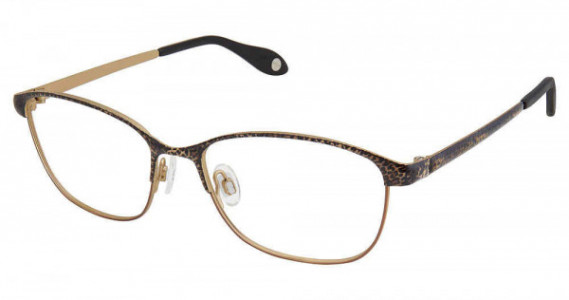 Fysh UK F-3647 Eyeglasses, S211-GOLD LEOPARD