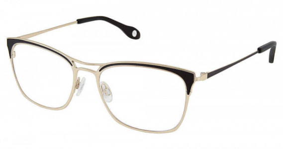 Fysh UK F-3645 Eyeglasses, S200-GOLD BLACK