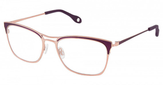 Fysh UK F-3645 Eyeglasses, S211-ROSE GLD VIOLET