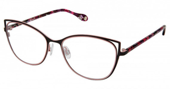 Fysh UK F-3637 Eyeglasses, M100-BLACK ROSE