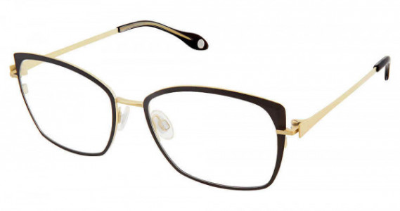 Fysh UK F-3636 Eyeglasses, M100-BLACK GOLD
