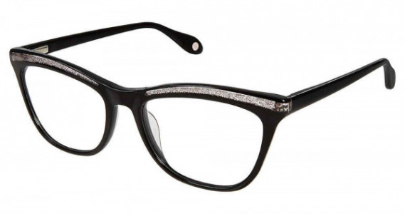 Fysh UK F-3624 Eyeglasses, S300-BLACK CRYSTAL