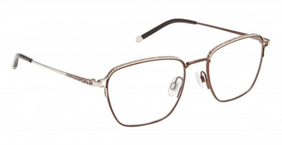 Fysh UK F-3621 Eyeglasses, (M102) BROWN GOLD