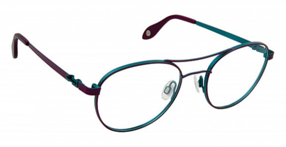 Fysh UK F-3617 Eyeglasses, (871) PURPLE TEAL