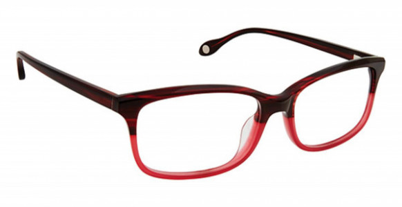 Fysh UK F-3616 Eyeglasses, (868) BURGUNDY RED