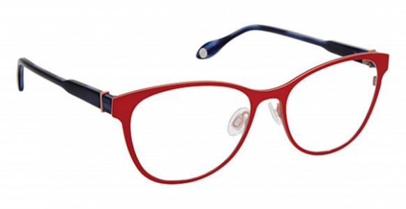 Fysh UK F-3614 Eyeglasses, (857) RED ROSE BLUE