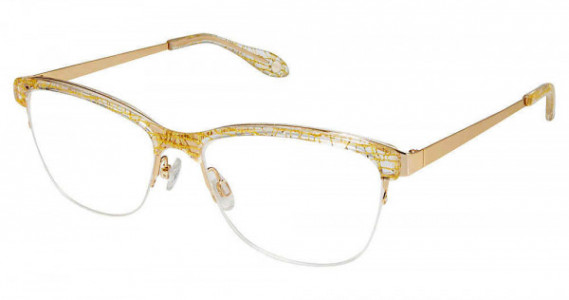Fysh UK F-3598 Eyeglasses, 795-CRYSTAL GOLD
