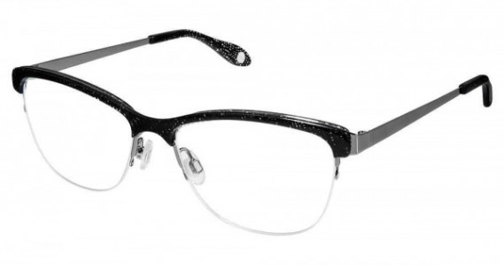 Fysh UK F-3598 Eyeglasses, 796-CRYSTAL BLACK