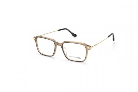 William Morris WM50175 Eyeglasses, BROWN/GOLD (C2)