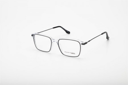 William Morris WM50175 Eyeglasses, CRYSTAL/BLACK (C3)