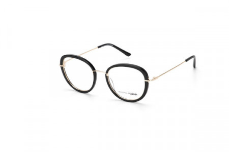 William Morris WM50165 Eyeglasses, BLACK/GOLD (C1)