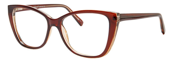 Enhance EN4189 Eyeglasses, Brown/Crystal