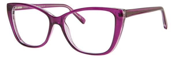 Enhance EN4189 Eyeglasses, Purple/Crystal