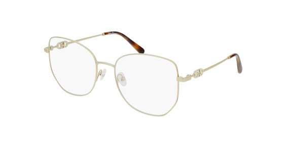 Ferragamo SF2219 Eyeglasses, (718) GOLD/BEIGE