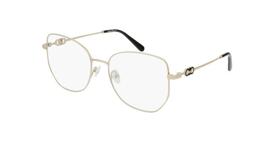 Ferragamo SF2219 Eyeglasses, (786) ROSE GOLD/BLACK