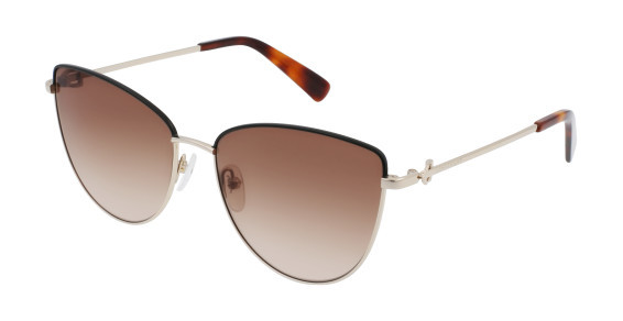 Longchamp LO152S Sunglasses, (720) GOLD/BLACK