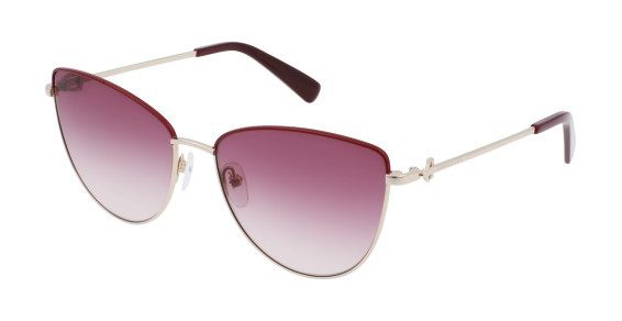 Longchamp LO152S Sunglasses, (721) GOLD/WINE