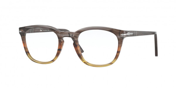 Persol PO3258V Eyeglasses, 1137 STRIPED GREY & GRADIENT BROWN (MULTI)