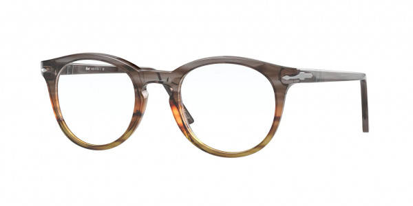 Persol PO3259V Eyeglasses, 1137 STRIPED GREY & GRADIENT BROWN (MULTI)
