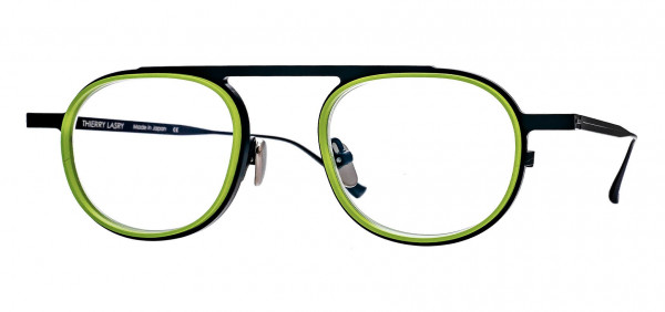 Thierry Lasry ANOMALY Eyeglasses, Black & Green