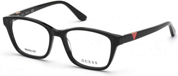 Guess GU2810 Eyeglasses, 001 - Shiny Black