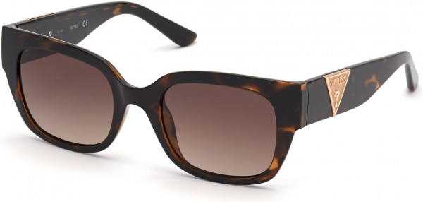 Guess GU7742 Sunglasses, 52F - Dark Havana / Gradient Brown
