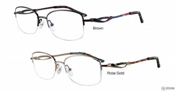 Bulova Alamosa Eyeglasses, Brown