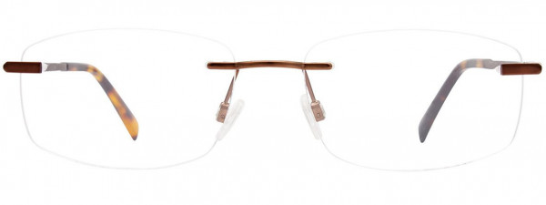 EasyClip EC572 Eyeglasses, 010 - Satin Brown