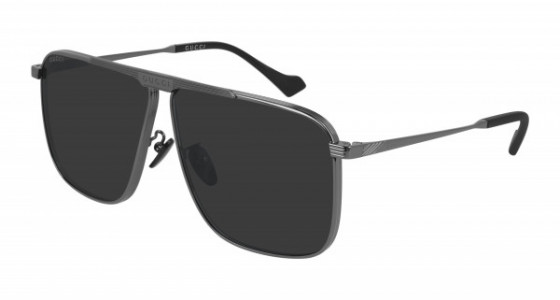 Gucci GG0840S Sunglasses, 001 - GUNMETAL with GREY lenses