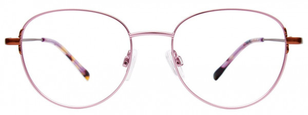 EasyClip EC553 Eyeglasses, 030 - Dark Rose Gold & Dark Copper