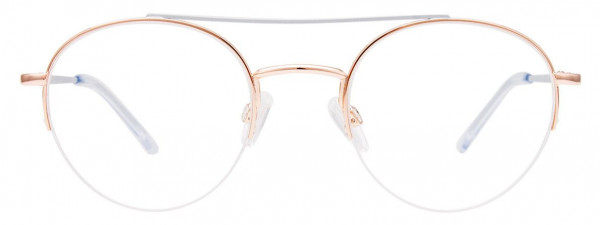 EasyClip EC574 Eyeglasses, 010 - Copper & Silver
