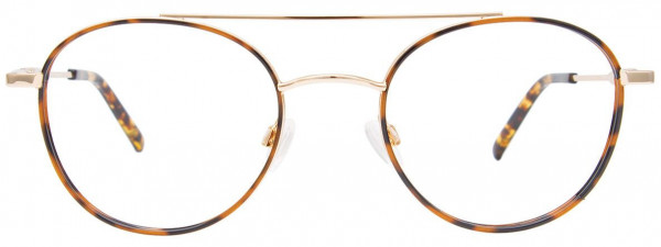 Takumi TK1173 Eyeglasses, 010 - Shiny Demi Amber & Shiny Gold