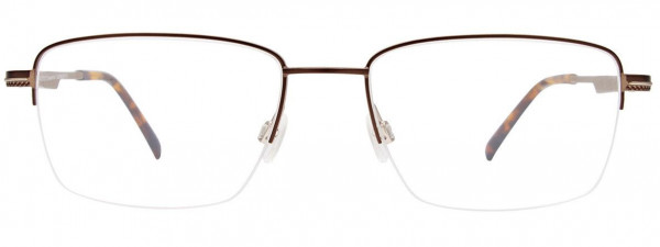 Takumi TK1166 Eyeglasses, 010 - Matt Dark Brown & Matt Silver