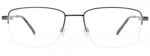 Takumi TK1166 Eyeglasses, 050 - Matt Steel Blue & Matt Silver