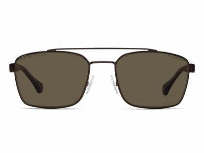 HUGO BOSS Black BOSS 1117/S Sunglasses, 0YZ4 MATTE BROWN