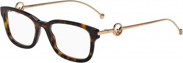Fendi Fendi 0418 Eyeglasses, 02IK Havana Gold