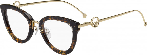 Fendi Fendi 0417 Eyeglasses, 0086 Dark Havana