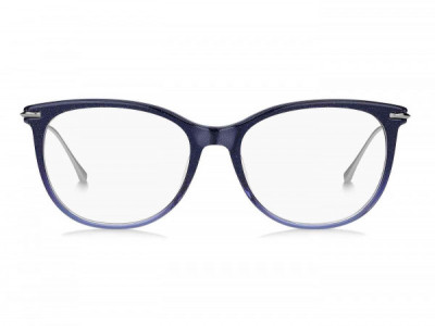 Jimmy Choo Safilo JC263 Eyeglasses, 0DXK GLITTER BLUE
