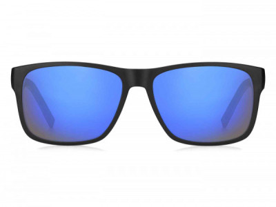Tommy Hilfiger TH 1718/S Sunglasses, 00VK BLACK BLUE