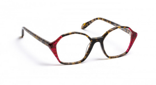 J.F. Rey PA077 Eyeglasses, DEMI/STRIPES PINK (9080)